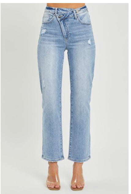 RISEN Crossover High Rise Jeans