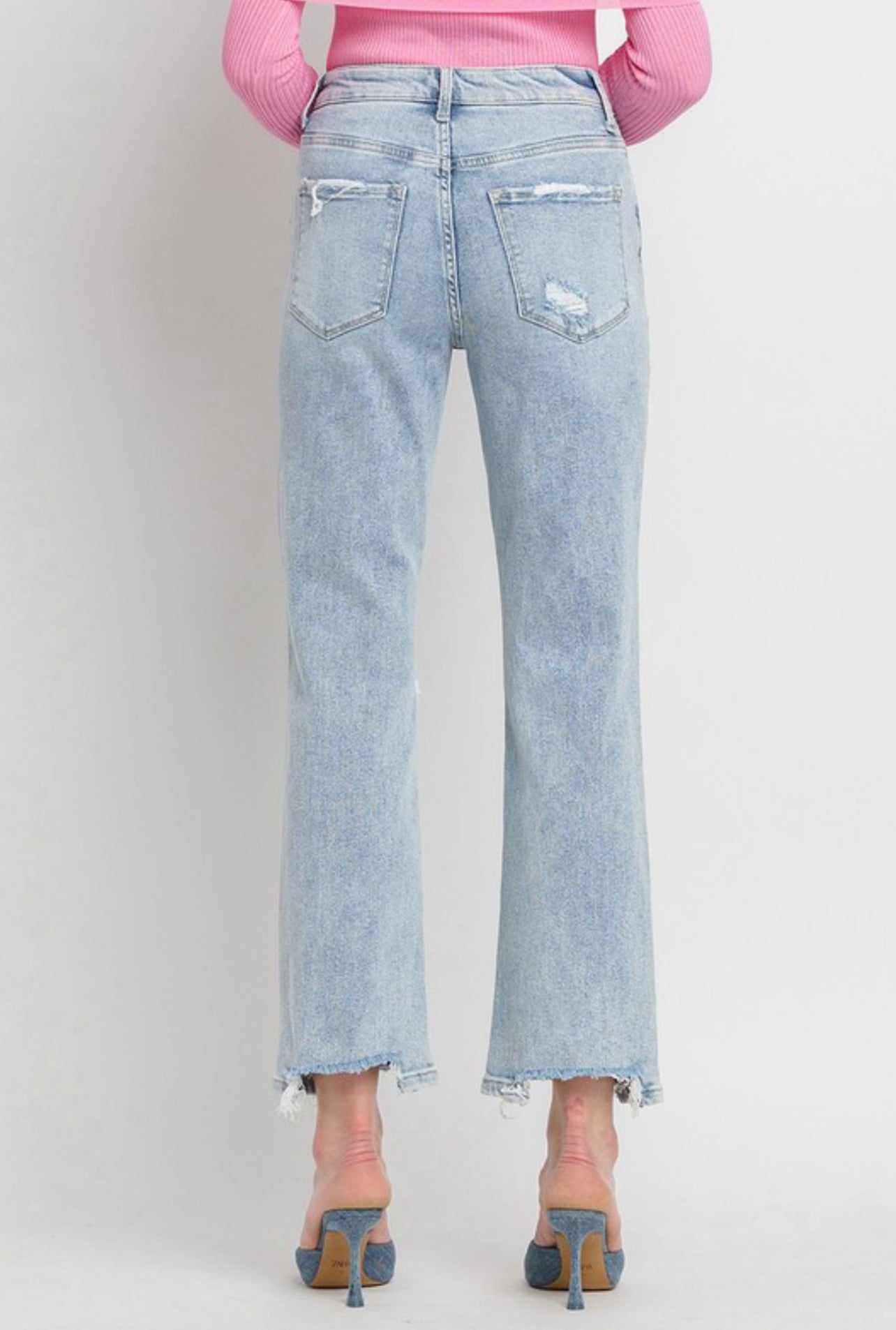 90’s Vervet Distressed Dad Jeans