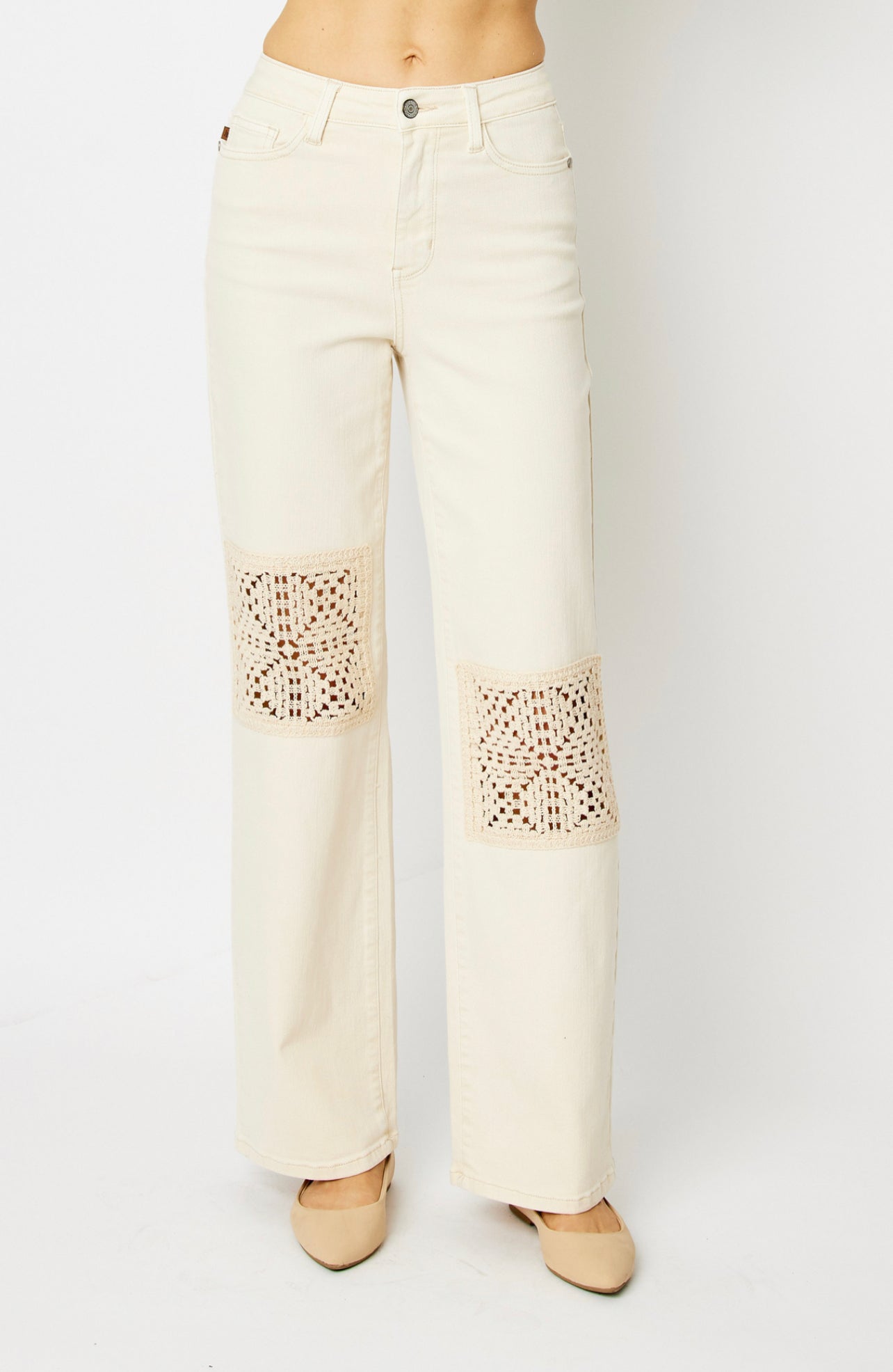 Judy Blue Crochet Jeans