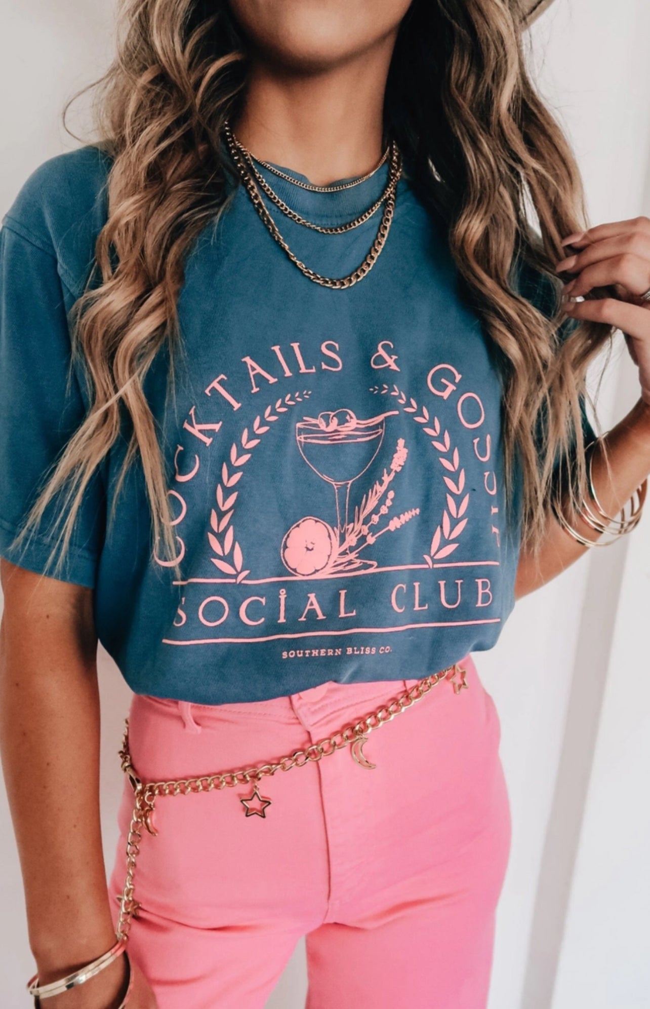 Cocktails & Gossip Social Club Tee