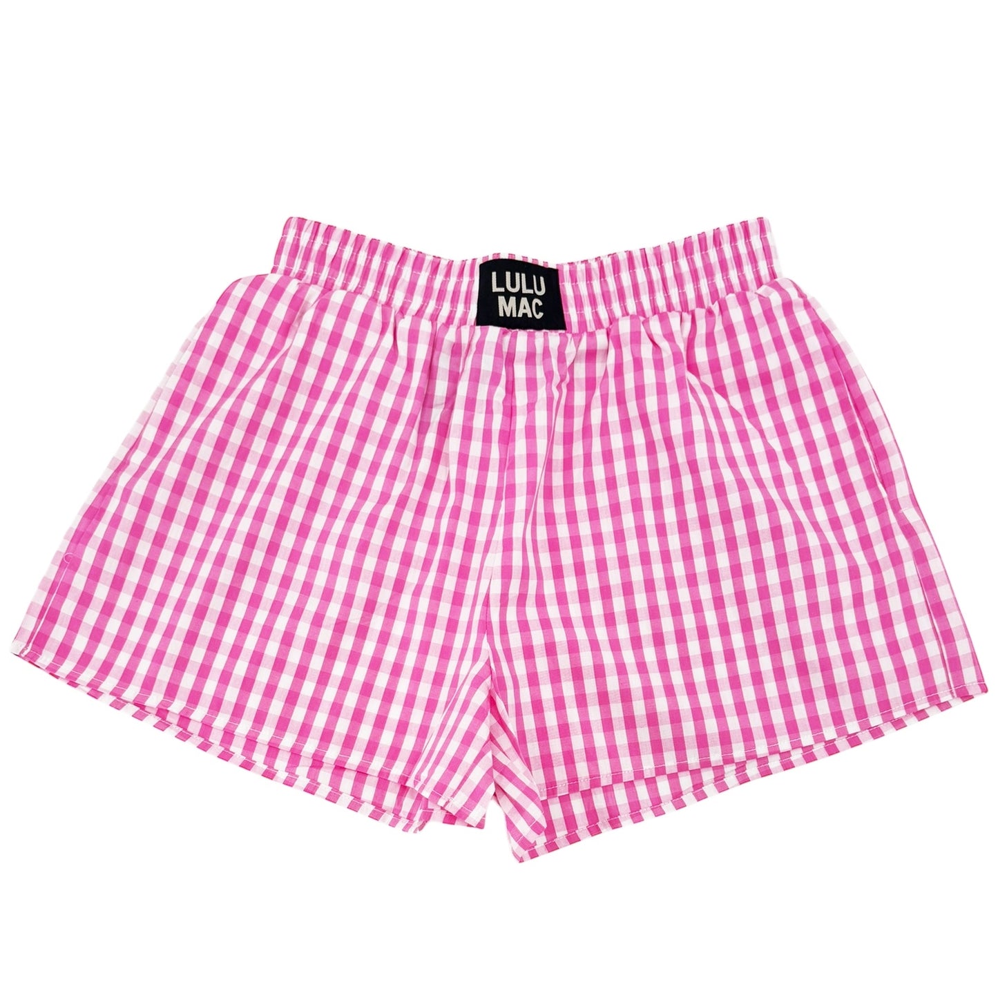 LULU MAC Pink Boxer Shorts