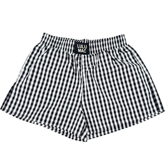LULU MAC Black Boxer Shorts